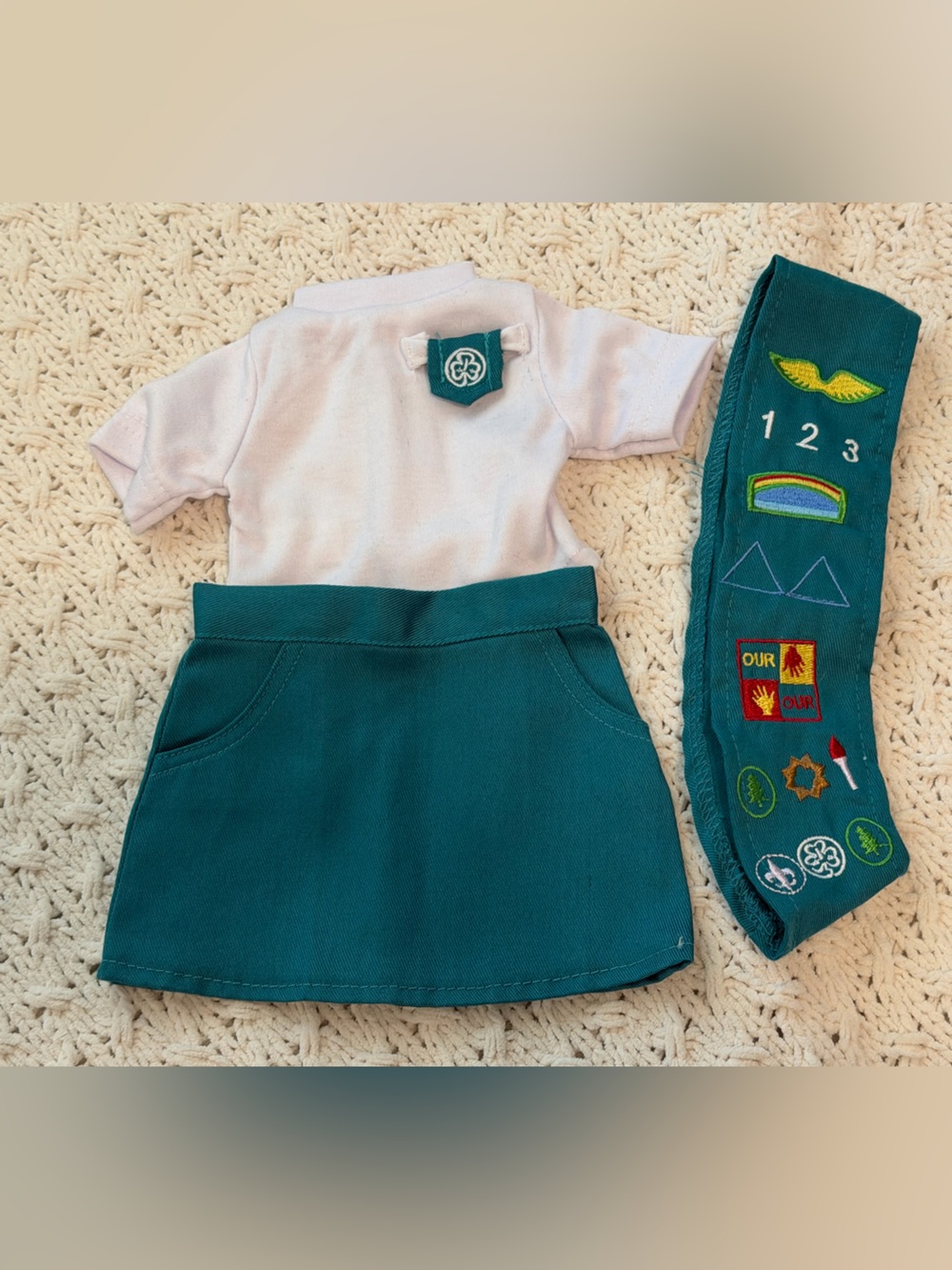 18” Doll Scouts or Girl Guides Outfit